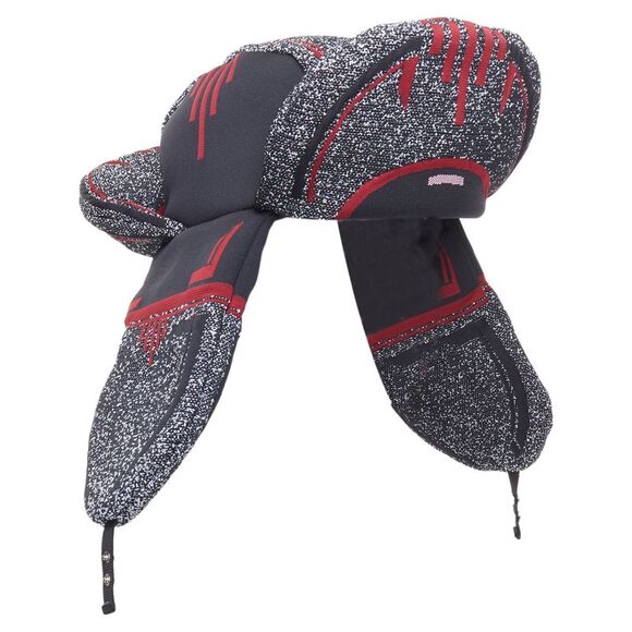Prada Logo Jacquard Padded Trapper Hat